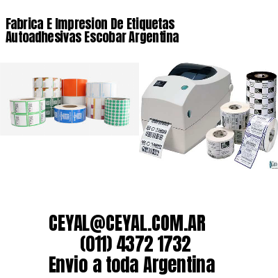 Fabrica E Impresion De Etiquetas Autoadhesivas Escobar Argentina
