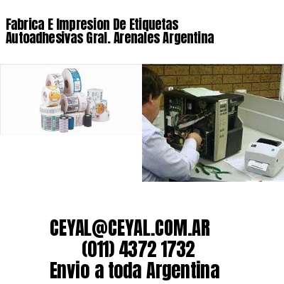 Fabrica E Impresion De Etiquetas Autoadhesivas Gral. Arenales Argentina
