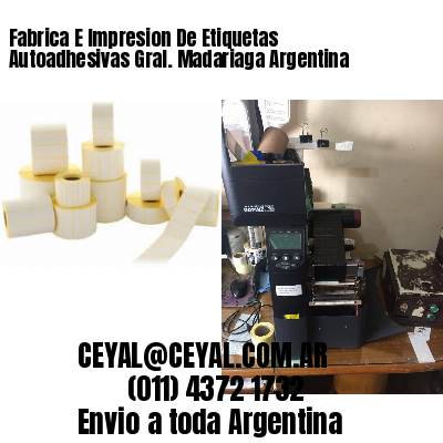Fabrica E Impresion De Etiquetas Autoadhesivas Gral. Madariaga Argentina