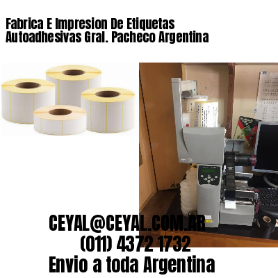Fabrica E Impresion De Etiquetas Autoadhesivas Gral. Pacheco Argentina
