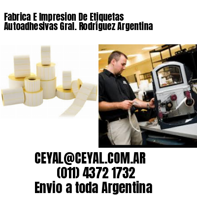 Fabrica E Impresion De Etiquetas Autoadhesivas Gral. Rodríguez Argentina