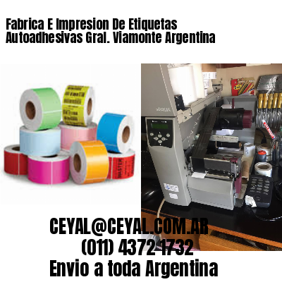 Fabrica E Impresion De Etiquetas Autoadhesivas Gral. Viamonte Argentina