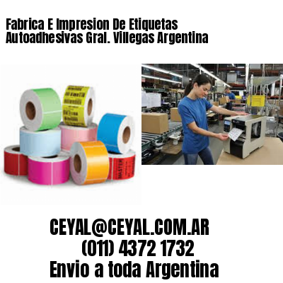 Fabrica E Impresion De Etiquetas Autoadhesivas Gral. Villegas Argentina