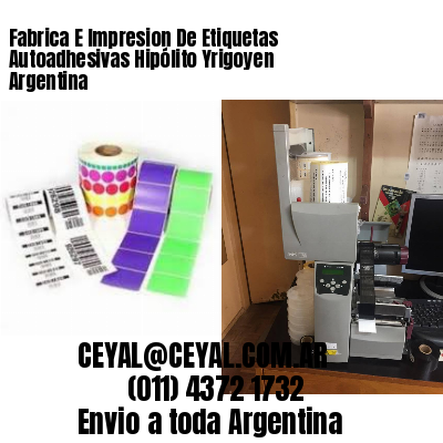 Fabrica E Impresion De Etiquetas Autoadhesivas Hipólito Yrigoyen Argentina