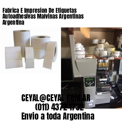 Fabrica E Impresion De Etiquetas Autoadhesivas Malvinas Argentinas Argentina