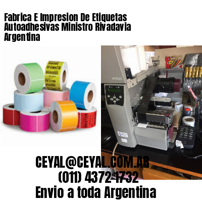 Fabrica E Impresion De Etiquetas Autoadhesivas Ministro Rivadavia Argentina