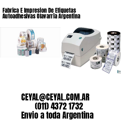Fabrica E Impresion De Etiquetas Autoadhesivas Olavarría Argentina