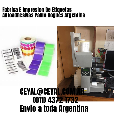 Fabrica E Impresion De Etiquetas Autoadhesivas Pablo Nogués Argentina