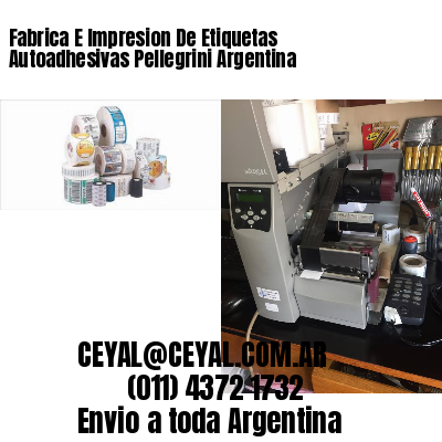 Fabrica E Impresion De Etiquetas Autoadhesivas Pellegrini Argentina