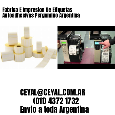 Fabrica E Impresion De Etiquetas Autoadhesivas Pergamino Argentina