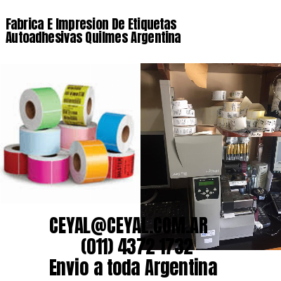 Fabrica E Impresion De Etiquetas Autoadhesivas Quilmes Argentina
