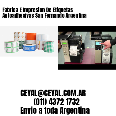 Fabrica E Impresion De Etiquetas Autoadhesivas San Fernando Argentina
