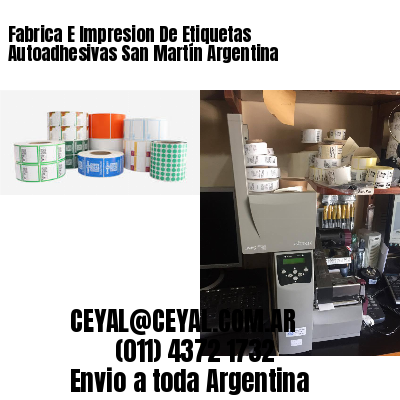 Fabrica E Impresion De Etiquetas Autoadhesivas San Martín Argentina