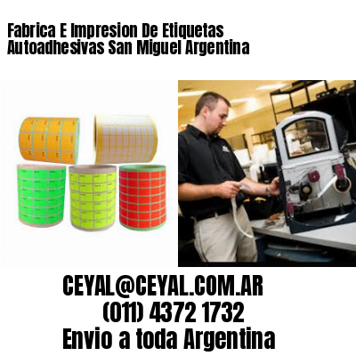 Fabrica E Impresion De Etiquetas Autoadhesivas San Miguel Argentina
