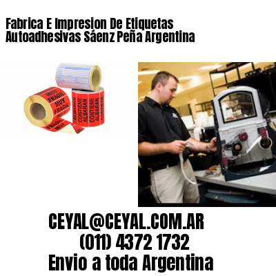 Fabrica E Impresion De Etiquetas Autoadhesivas Sáenz Peña Argentina