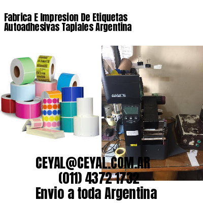Fabrica E Impresion De Etiquetas Autoadhesivas Tapiales Argentina