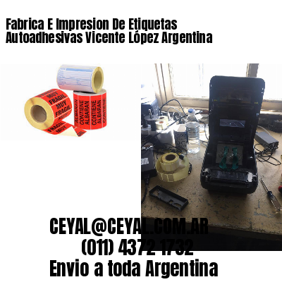 Fabrica E Impresion De Etiquetas Autoadhesivas Vicente López Argentina