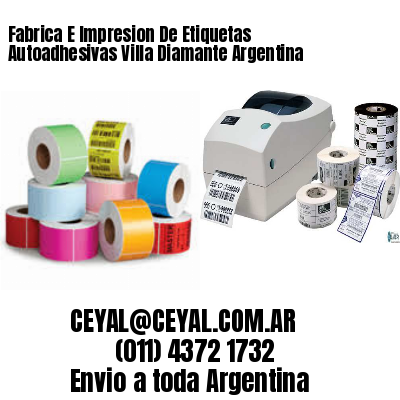 Fabrica E Impresion De Etiquetas Autoadhesivas Villa Diamante Argentina