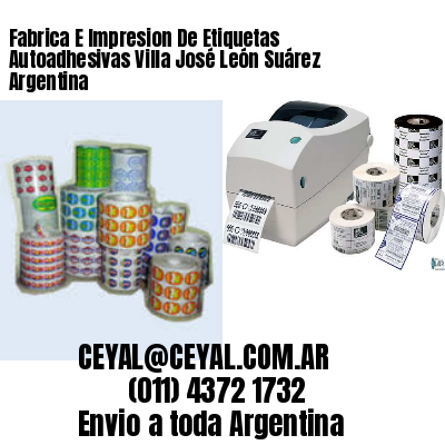 Fabrica E Impresion De Etiquetas Autoadhesivas Villa José León Suárez Argentina