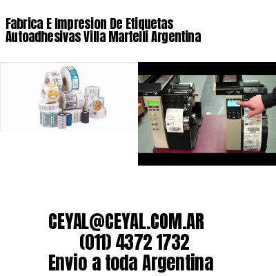 Fabrica E Impresion De Etiquetas Autoadhesivas Villa Martelli Argentina
