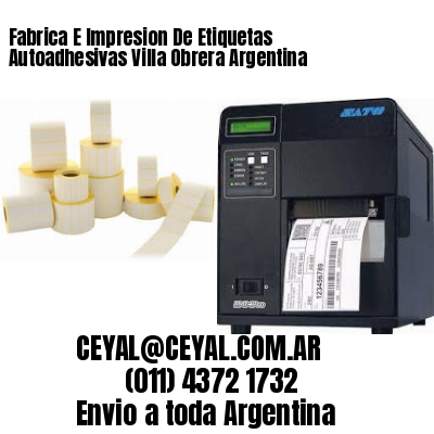 Fabrica E Impresion De Etiquetas Autoadhesivas Villa Obrera Argentina
