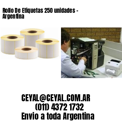 Rollo De Etiquetas 250 unidades – Argentina