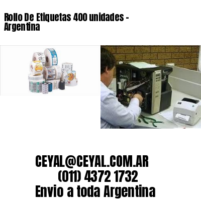 Rollo De Etiquetas 400 unidades – Argentina