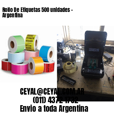 Rollo De Etiquetas 500 unidades – Argentina