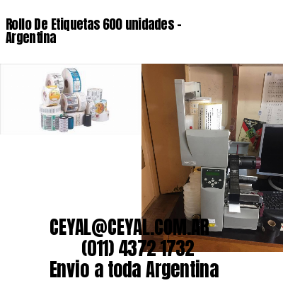 Rollo De Etiquetas 600 unidades – Argentina