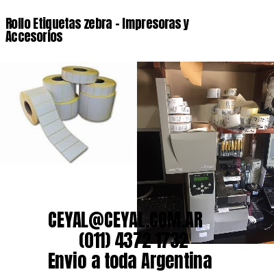 Rollo Etiquetas zebra – Impresoras y Accesorios