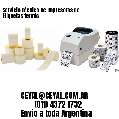 Servicio Técnico de Impresoras de Etiquetas termic