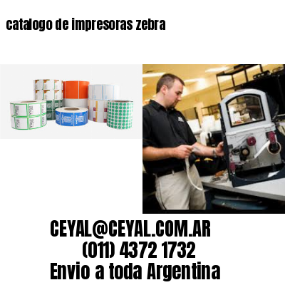 catalogo de impresoras zebra