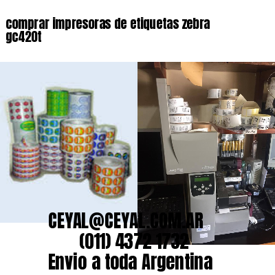comprar impresoras de etiquetas zebra gc420t