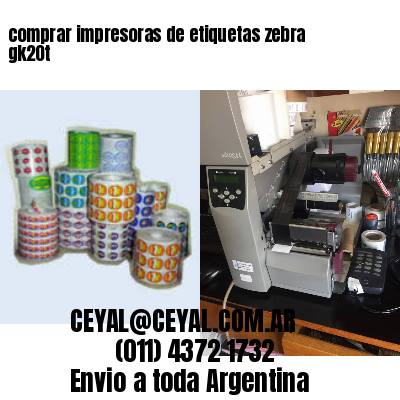 comprar impresoras de etiquetas zebra gk20t