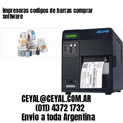 impresoras codigos de barras comprar software