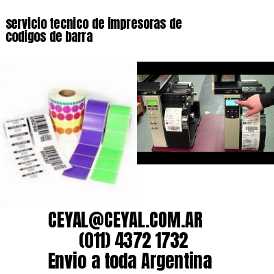 servicio tecnico de impresoras de codigos de barra
