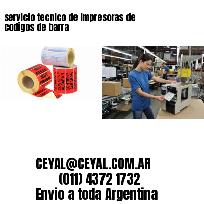 servicio tecnico de impresoras de codigos de barra