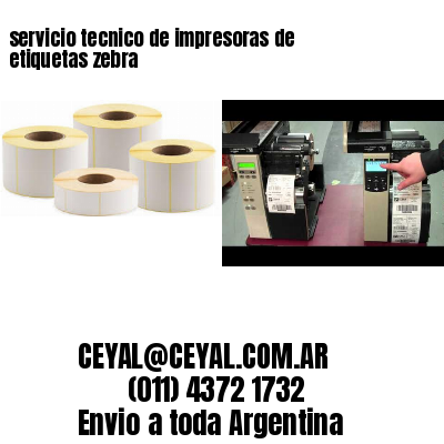 servicio tecnico de impresoras de etiquetas zebra