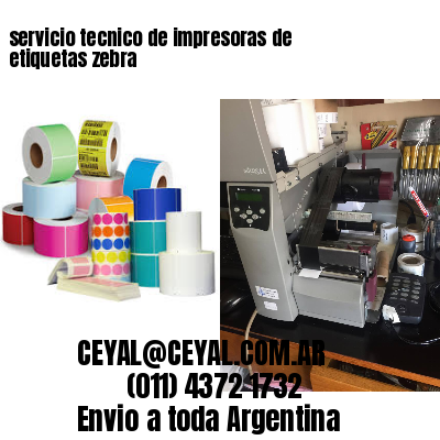 servicio tecnico de impresoras de etiquetas zebra