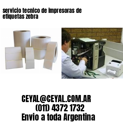 servicio tecnico de impresoras de etiquetas zebra