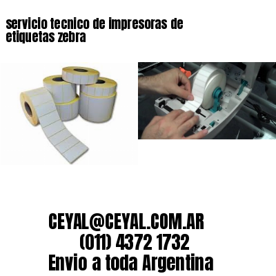 servicio tecnico de impresoras de etiquetas zebra