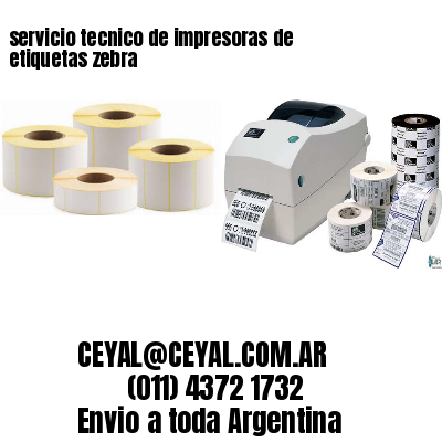 servicio tecnico de impresoras de etiquetas zebra