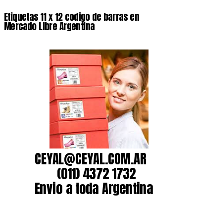 Etiquetas 11 x 12 codigo de barras en Mercado Libre Argentina