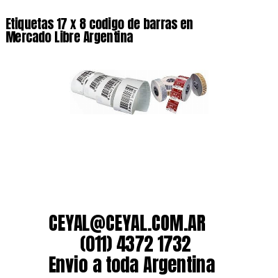 Etiquetas 17 x 8 codigo de barras en Mercado Libre Argentina