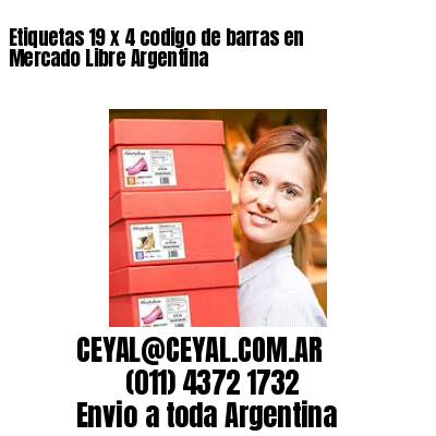 Etiquetas 19 x 4 codigo de barras en Mercado Libre Argentina