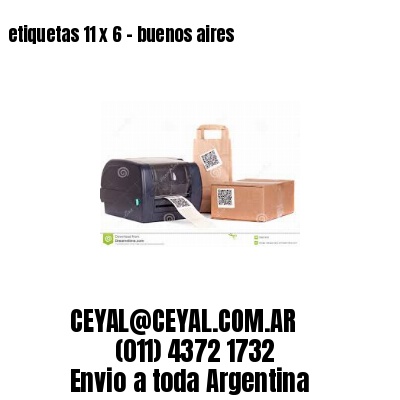 etiquetas 11 x 6 – buenos aires