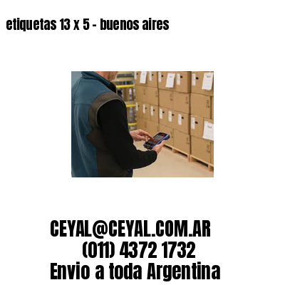 etiquetas 13 x 5 – buenos aires