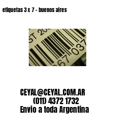etiquetas 3 x 7 – buenos aires
