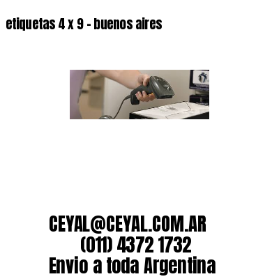 etiquetas 4 x 9 – buenos aires