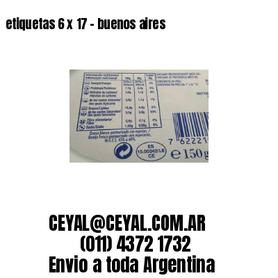 etiquetas 6 x 17 – buenos aires